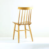 Mid Century Oak Chair Produced In 1975