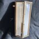 SOTHIS wall lamp - hexagonal - glass and brass - Italy