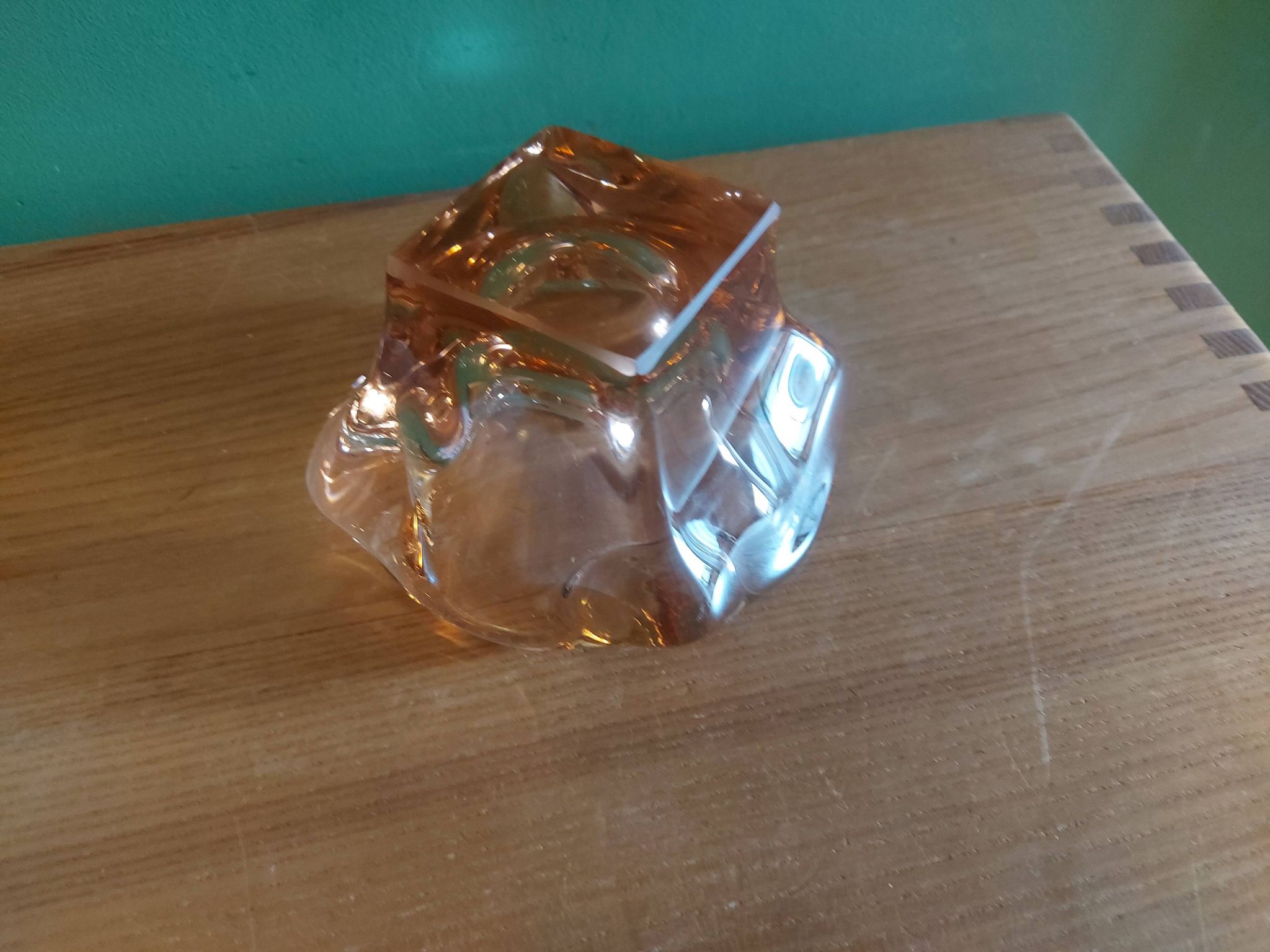 Cendrier vintage en cristal