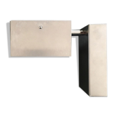Italian stainless design sconce