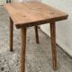 Brutalist table wood raw