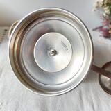 Candlestick spikes flowers silver metal goldsmith from France