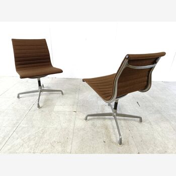 Vintage eames desk chairs EA108 for herman miller, 1970s - set of 2