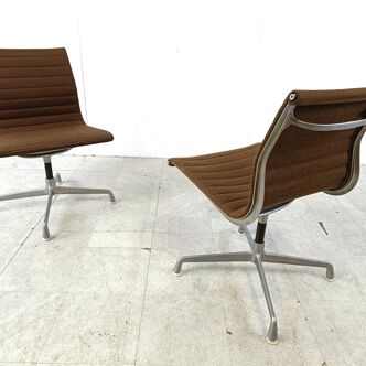 Vintage eames desk chairs EA108 for herman miller, 1970s - set of 2