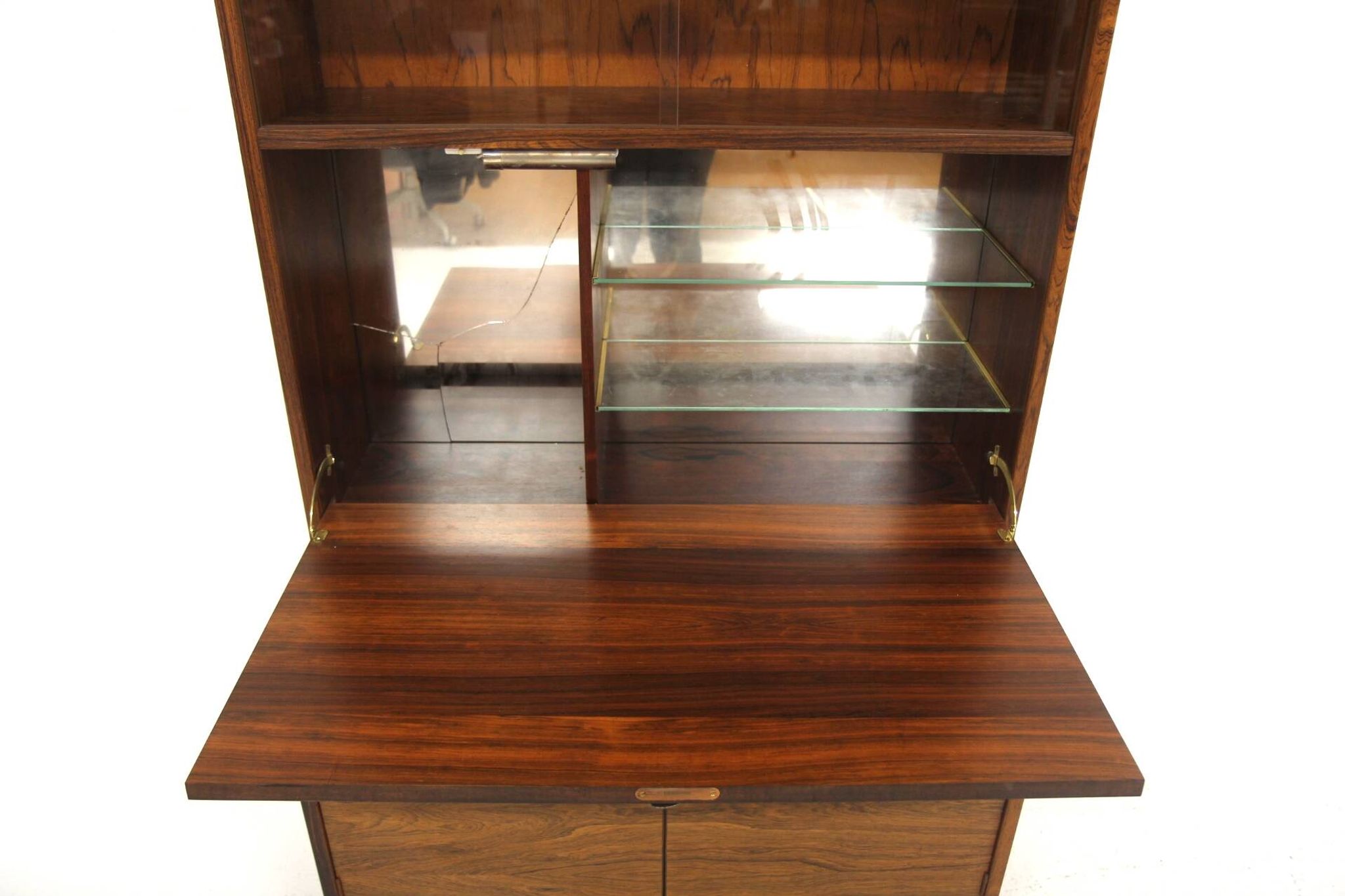 Meuble-bar scandinave en palissandre, Suède, 1960