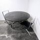 Vittorio Introini dining table with Cuneo chairs 1970