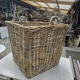 Wicker log basket