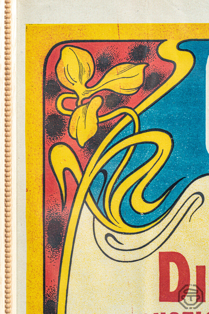 Former Orleans Chapelery Advertising Poster 1900