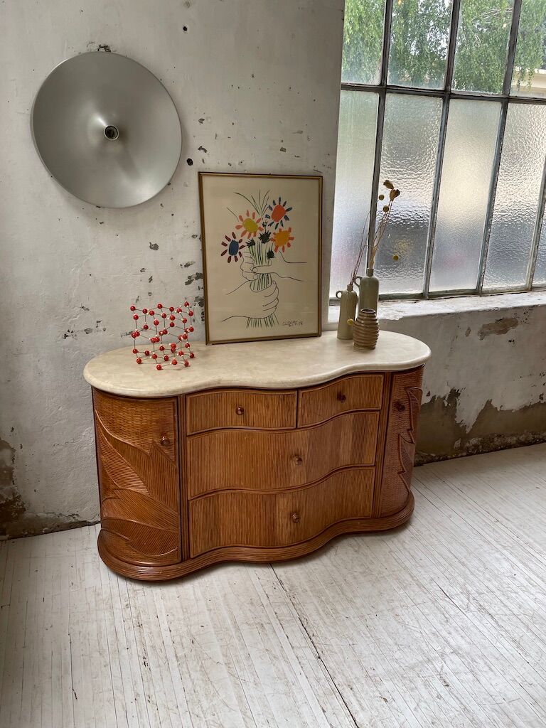 Chest of drawers bamboo Vivai del Sud tropicalist