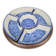 Vintage Chinese Blue Flower Porcelain Snack Bowl with Appetizer Bowls