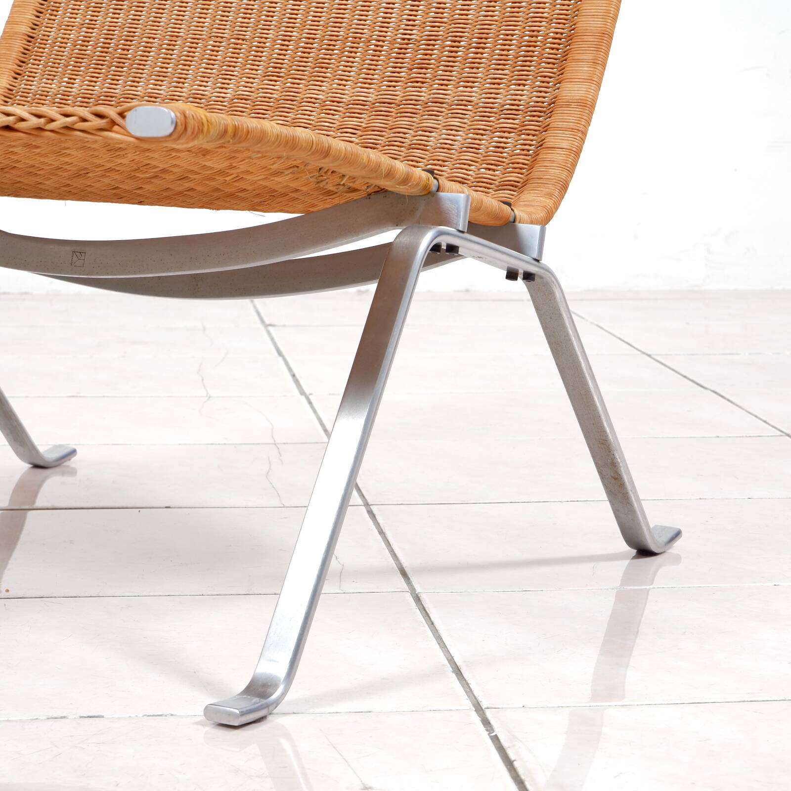 PK 22“ lounge chair in rattan by Poul Kjaerholm for E. Kold Christensen