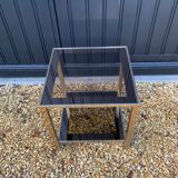 Brass side table