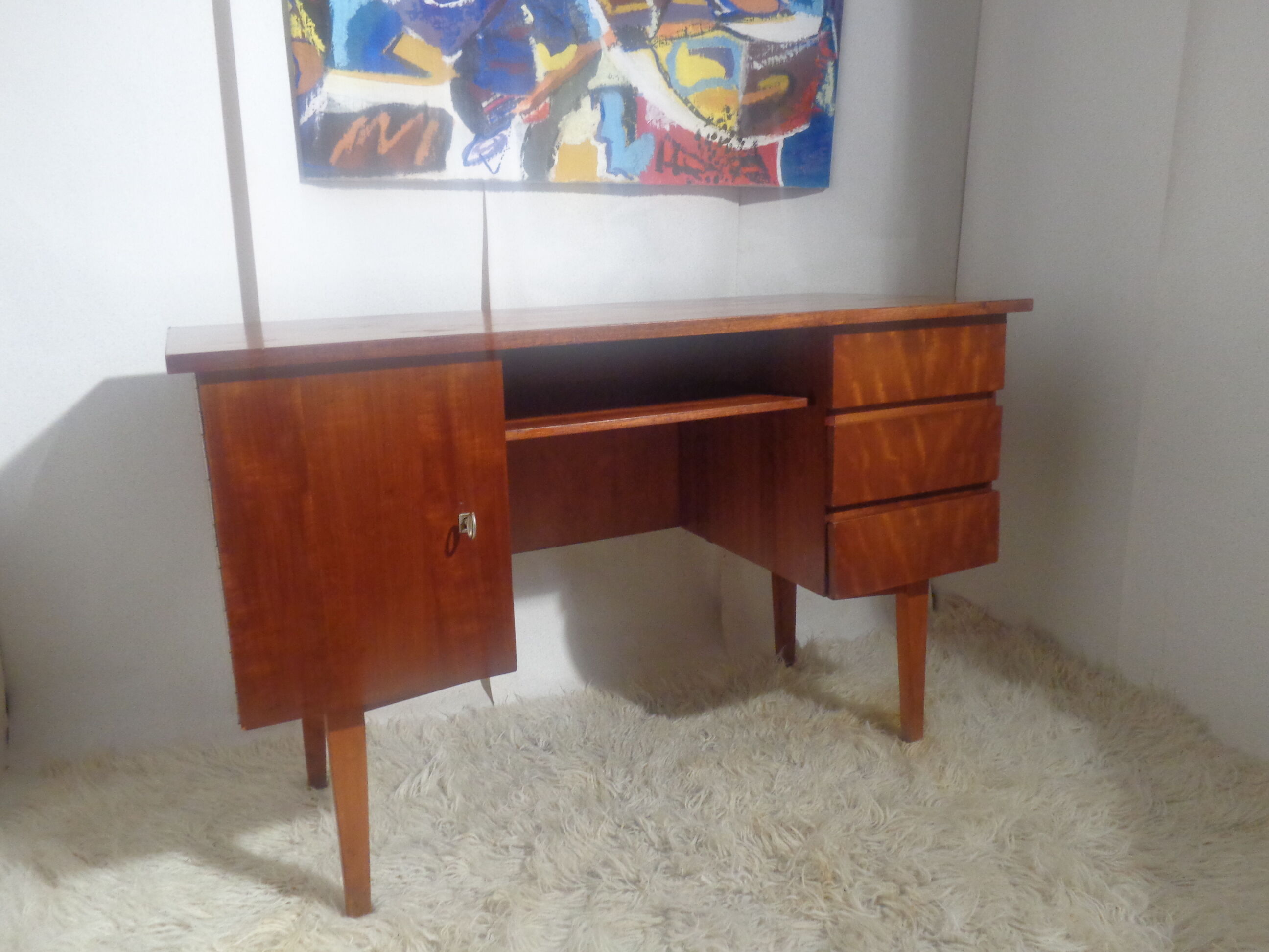 Vintage office of the 60s teak