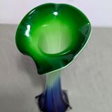 Soliflore Vase Murano Jack In The Pulpit. Arum Flower. In Blown Glass.