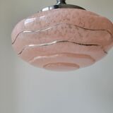 Pink Clichy glass ceiling light