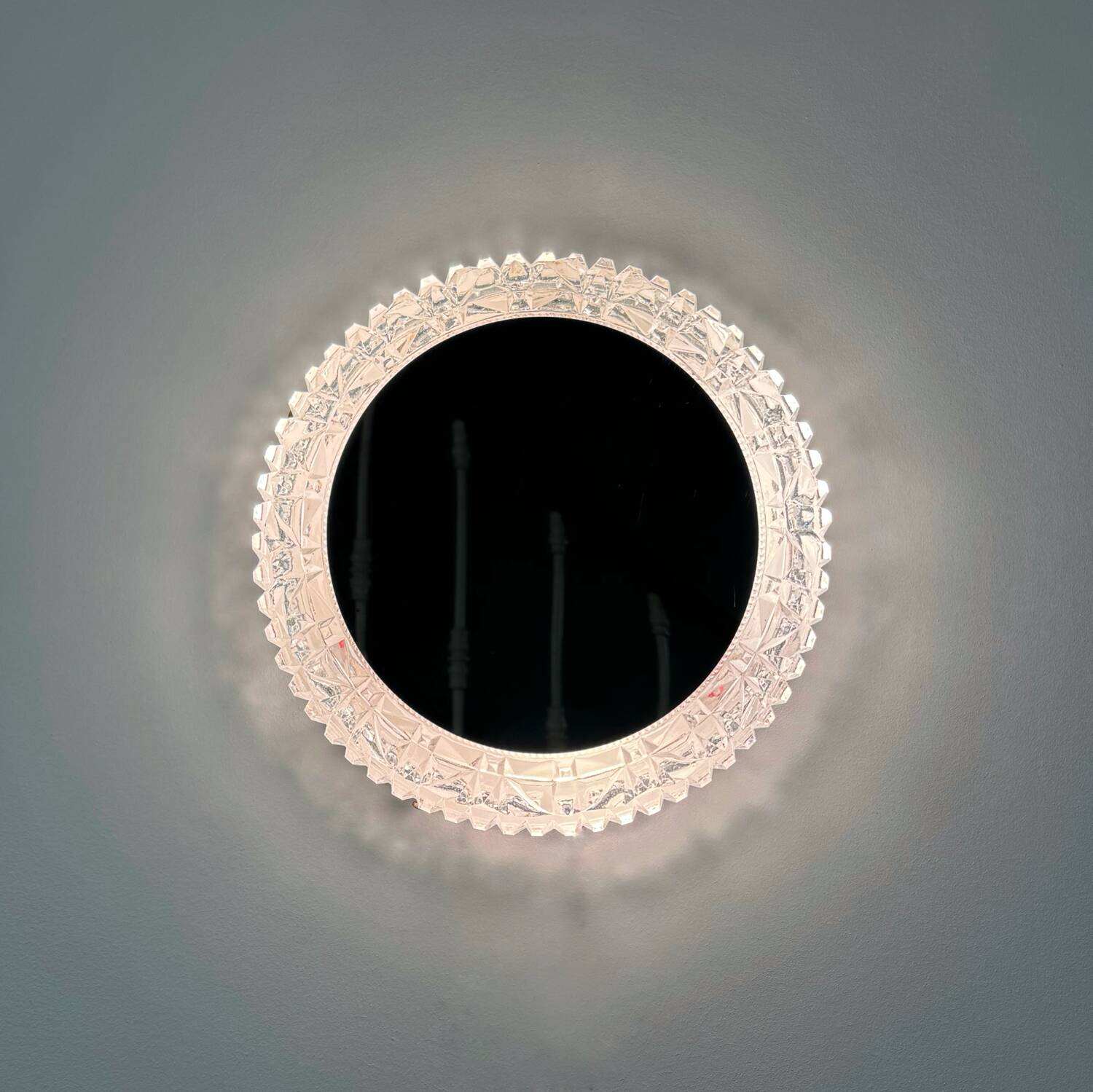 60s mirror glass wall light ceiling lamp