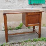 small varnished wood desk