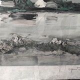 Original lithograph signed Georges Laporte