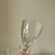 Set of 4 crystal glasses for liqueur.