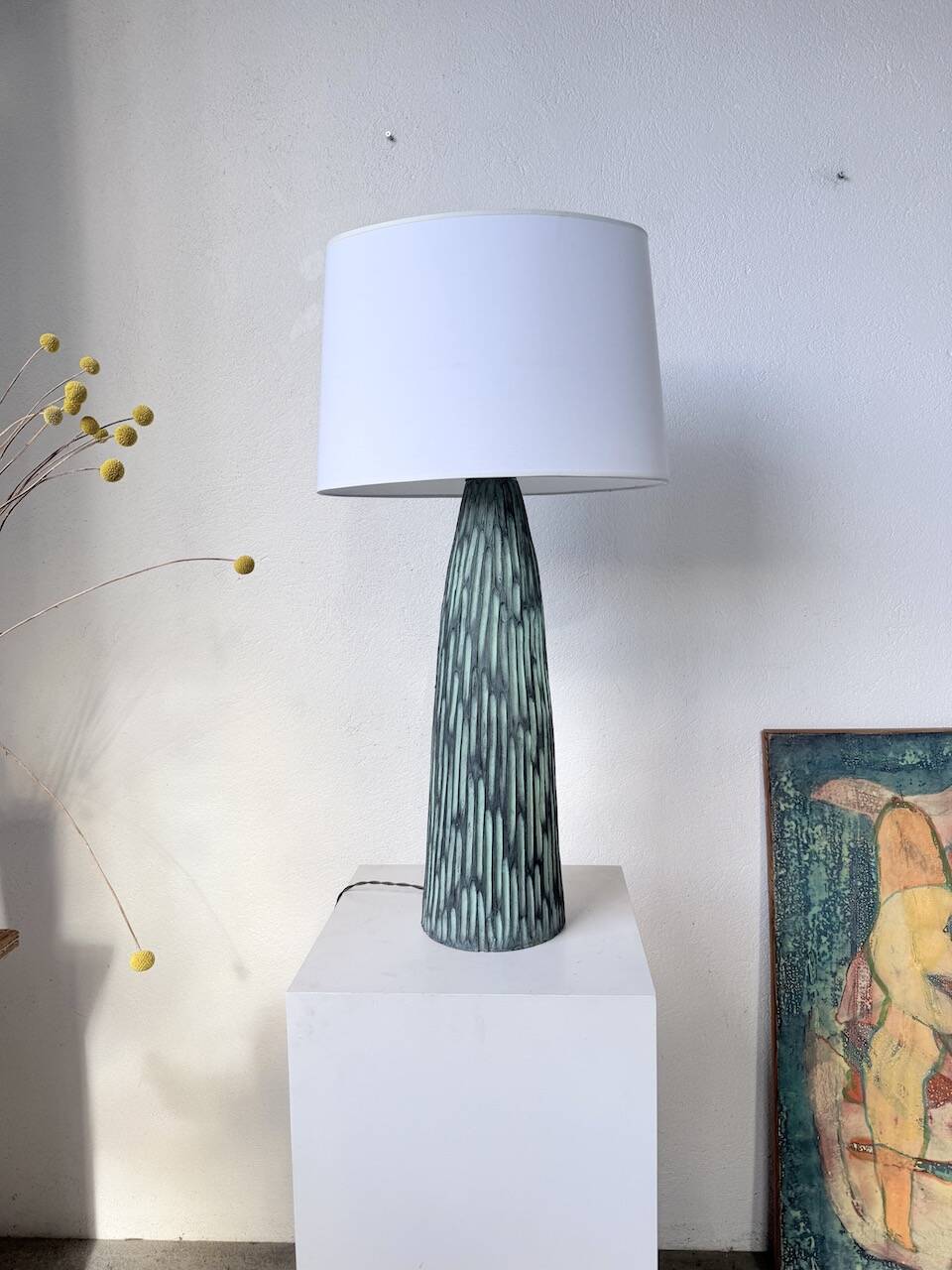 XL ceramic lamp from the 60s blin
