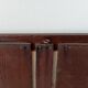 Vintage rectangular mirror in solid wood