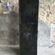 Riveted cloakroom converted into storage cabinet - early twentieth century