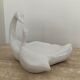 Empty pocket vintage ceramic swan 70s