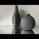 Deux vases danois vintage en grès