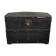 Wooden travel trunk