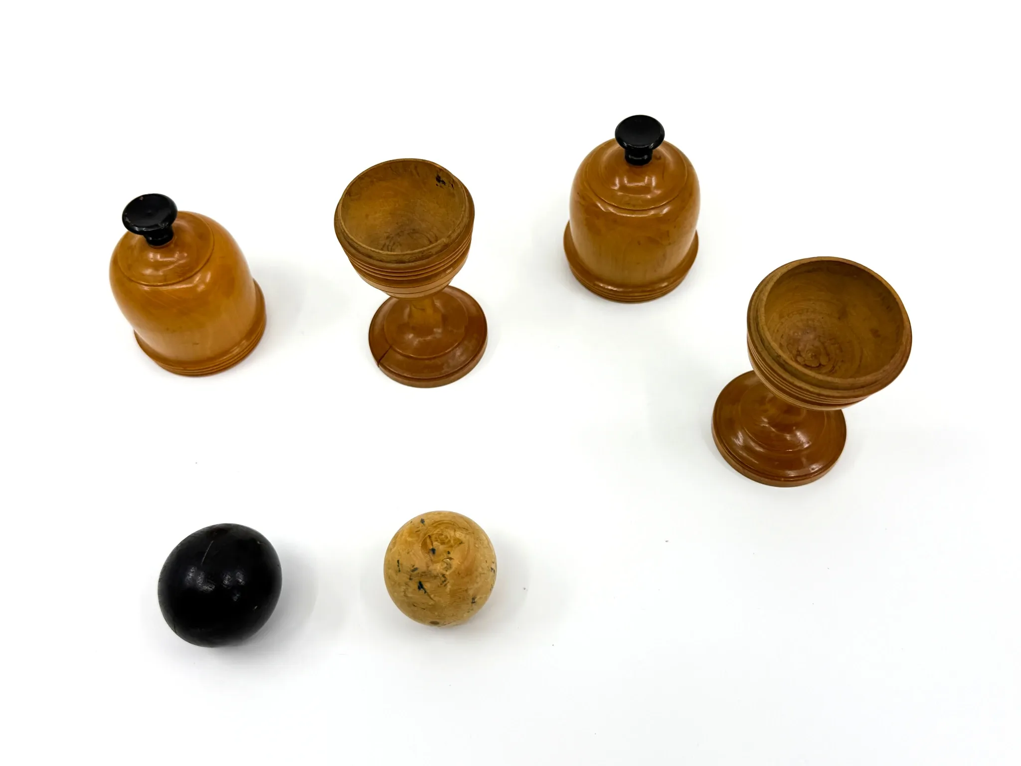 Magic trick vases • Turned boxwood • Napoleon III