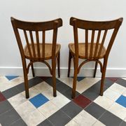 Paire de chaise de bistrot