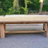 19th century solid oak farmhouse table 240cm