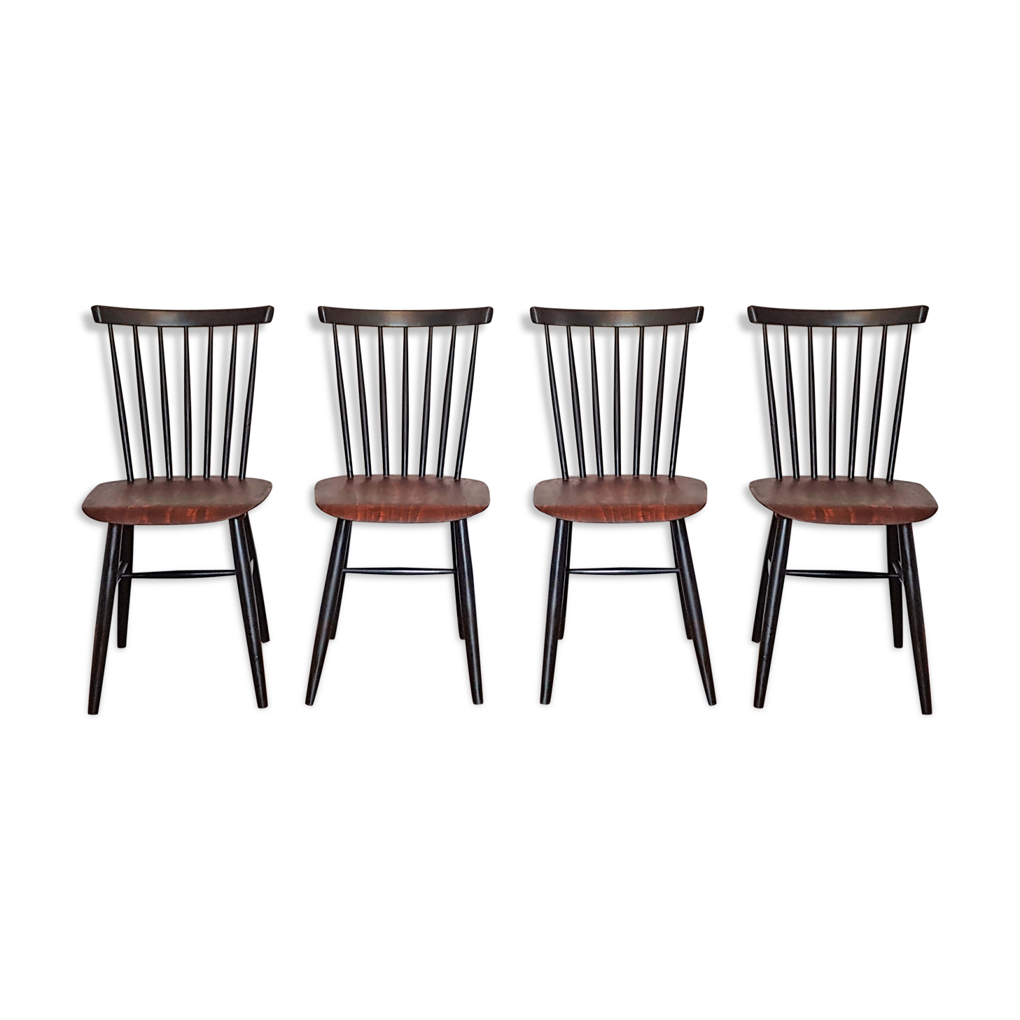 4 chairs vintage Thonet 60s