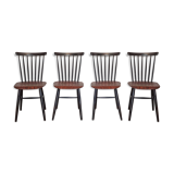 4 chairs vintage Thonet 60s