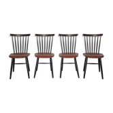 4 chairs vintage Thonet 60s