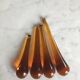 Vintage 1970s brass and Murano glass chandelier