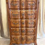Louis XV style solid oak chiffonier