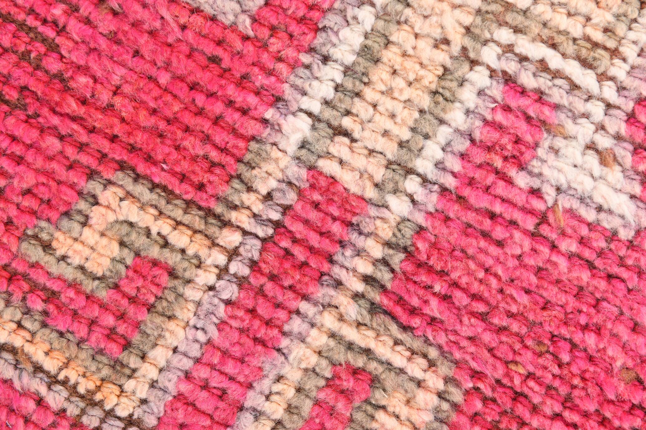 Red & Pink Hallway Vintage Runner Rug, 80x306Cm