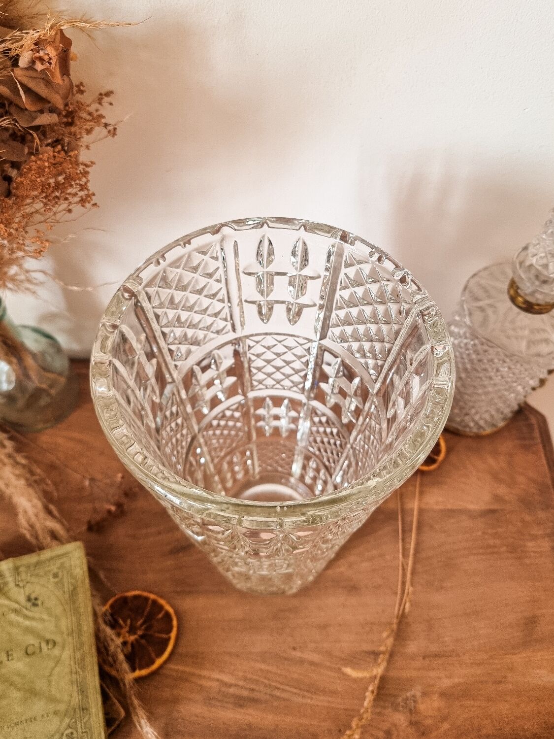 Grand vase en cristal