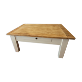 Wooden coffee table