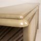 Sideboard in parchment and Missoni fabric by Angelo Mazzola for Salpol, 1980