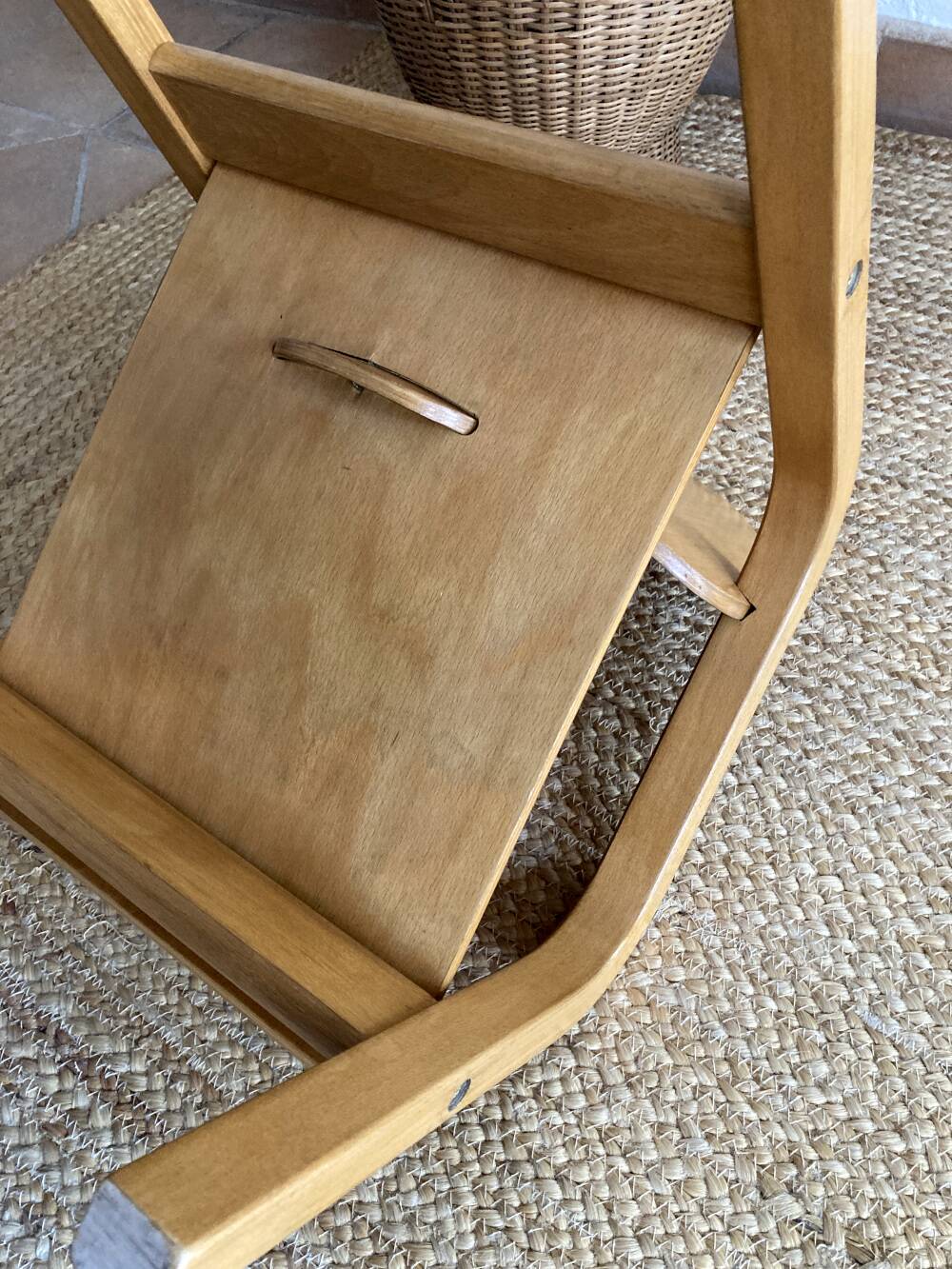 Scandinavian style wooden children's chair