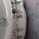 Antique Malicorne earthenware dish by Béatrix Pouplard late 19th century