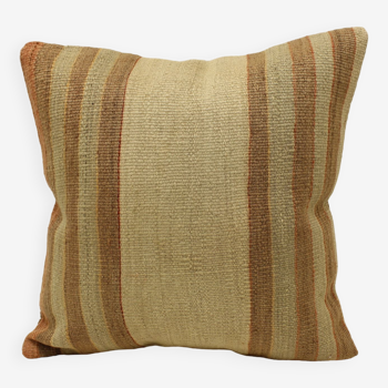 Turkish kilim pillow,45x45 cm