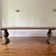 Monastery table in solid old oak – SUN 400 by 120 cm