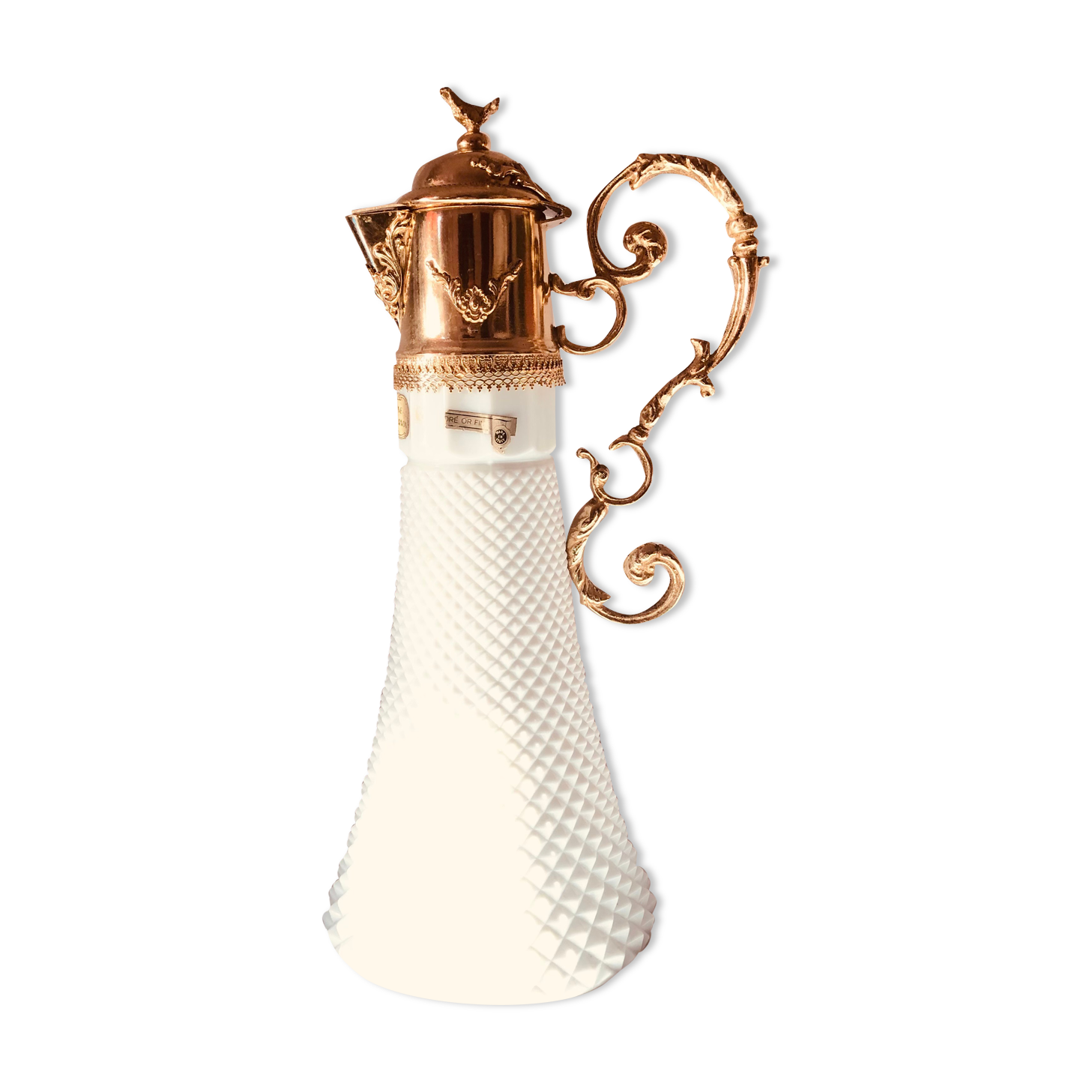 Vintage Trianon Italy Opaline Ewer Carafe