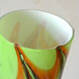 Opaline Florence vase by Carlo Moretti 70s, Italy