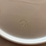 Round plate Montereau painted and signed L Pierson 1887