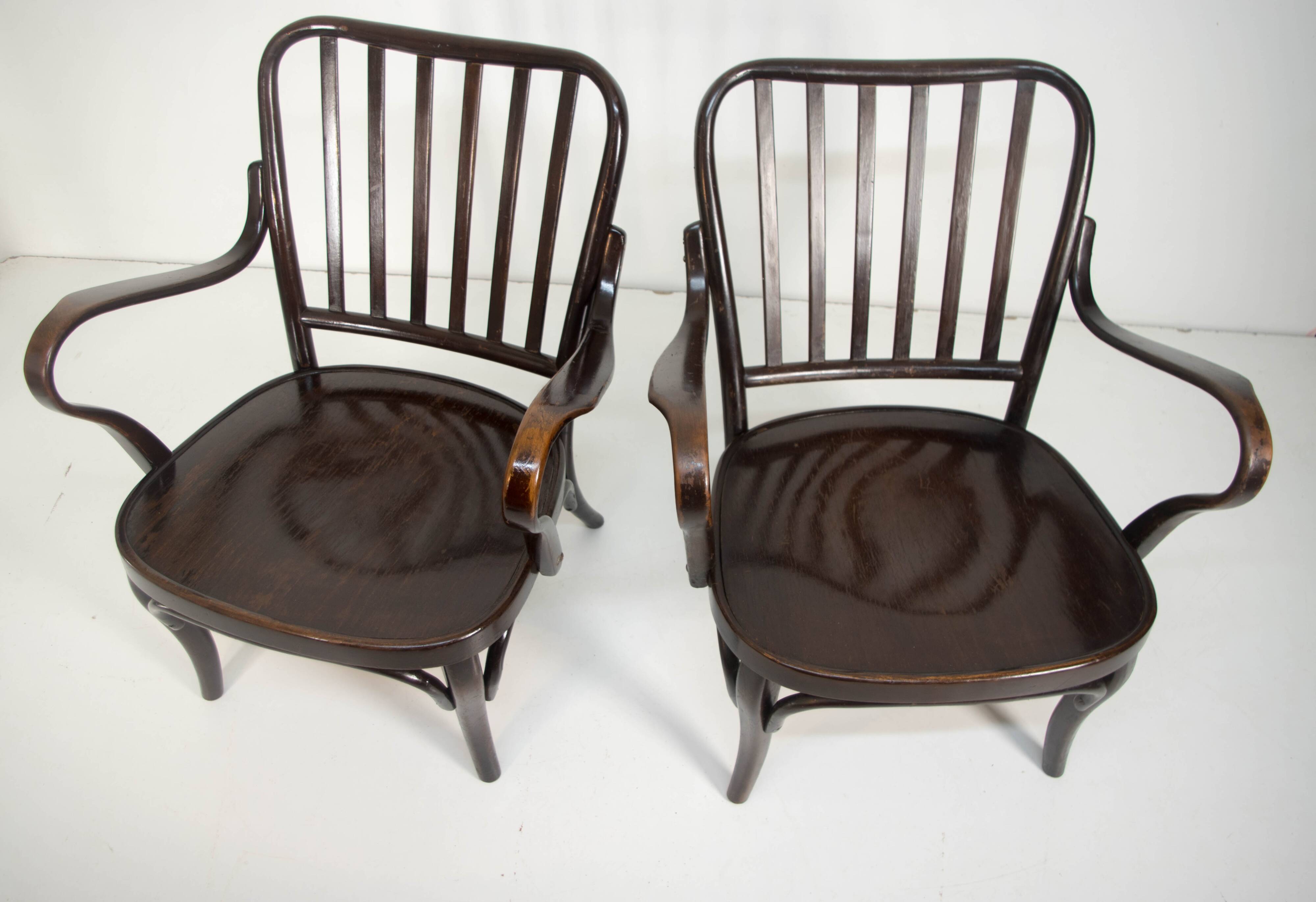 Paire de fauteuils n°752 par Josef Frank pour Thonet, 1930