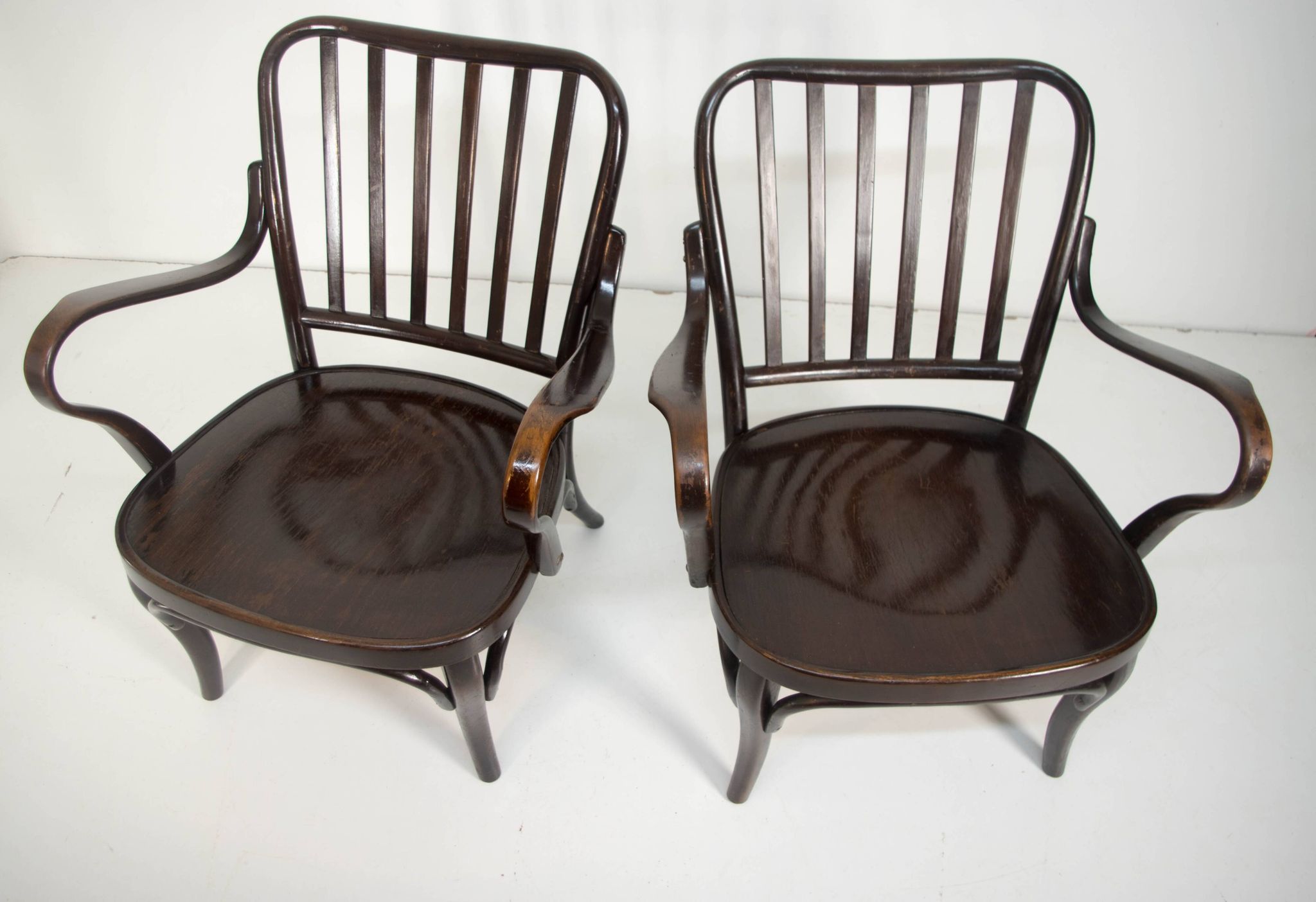 Pair of Armchairs No. 752 by Josef Frank for Thonet, 1930s